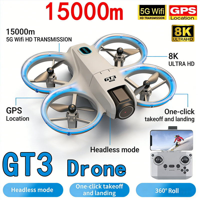 Drone Camera Night Vision - Nouveau Drone GT3 MAX 8K HD
