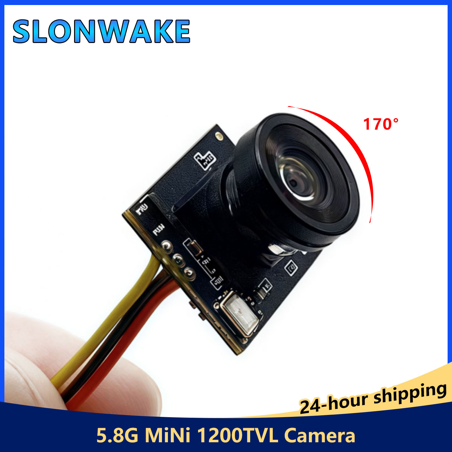 Drone Camera Wide Angle - Caméra FPV SLONWAKE Ultra Mini 5.8G