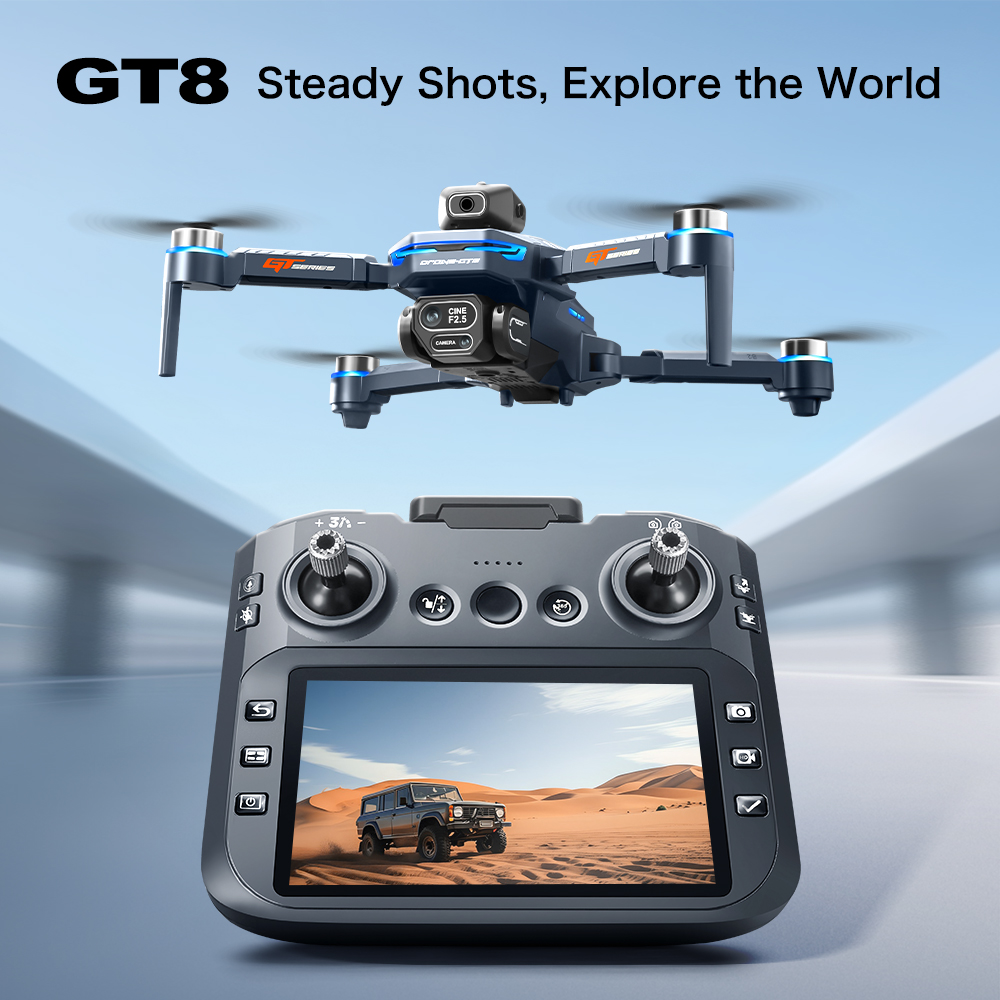 Drone pliable GT8 Max 8K HD pr - Drone Camera Lens avis et prix