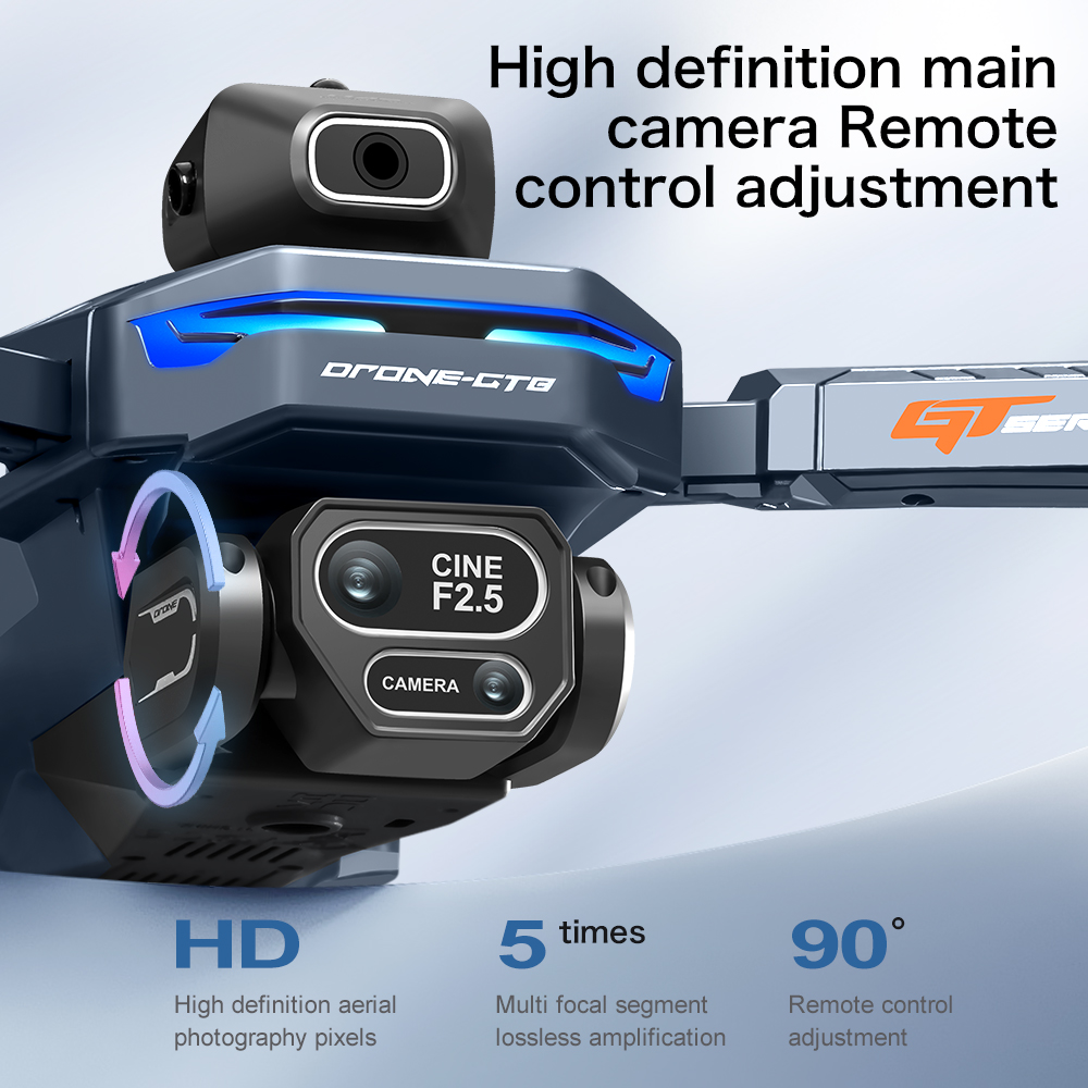 NOUVEAU Drone RC GT8 HD 4K Pro - Drone Camera Lens avis et prix